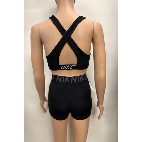 Nike Dri-Fit High Neck Sports Bra - Picture 2 of 3